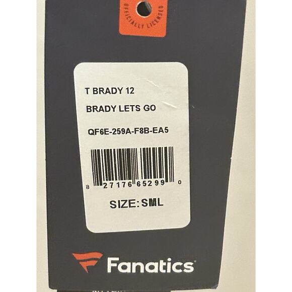 NWT Fanatics Brady Superbowl LV Champions Tampa Bay Buccaneers T-Shirt size S - Picture 4 of 6